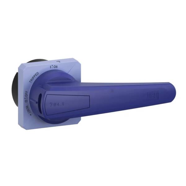 MANOPLA PARA PORTA PAINEL PLASTICO MRX RIF HSE 158 mm 600mm AZUL ATÉ 1000V